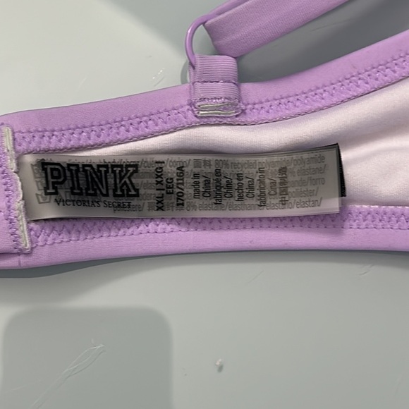 NWOT PINK Purple Bikini Top - Picture 3 of 4